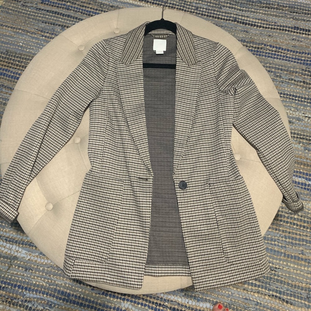 H&M Houndsooth Blazer